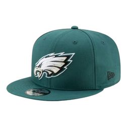 Philadelphia Eagles Green Team Color Basic New Era 9FIFTY Snapback Hat