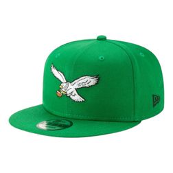 Philadelphia Eagles Kelly Green Historic Logo Basic New Era 9FIFTY Snapback Hat