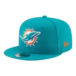 Miami Dolphins Aqua Team Color Basic New Era 9FIFTY Snapback Hat