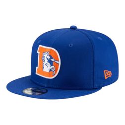 Denver Broncos Royal Blue Historic Logo Basic New Era 9FIFTY Snapback Hat