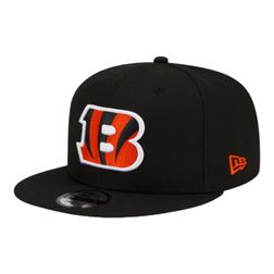 Cincinnati Bengals Black Team Color Basic New Era 9FIFTY Snapback Hat