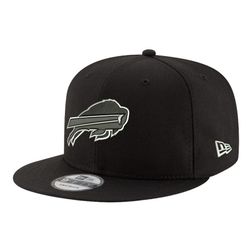 Buffalo Bills Black and White Basic New Era 9FIFTY Snapback Hat