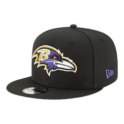 Baltimore Ravens Black Team Color Basic New Era 9FIFTY Snapback Hat