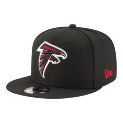 Atlanta Falcons Black Team Color Basic New Era 9FIFTY Snapback Hat