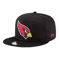 Arizona Cardinals Black Team Color Basic New Era 9FIFTY Snapback Hat