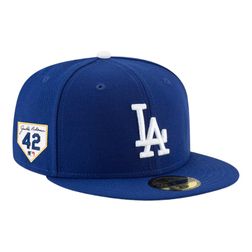 Los Angeles Dodgers 2024 Jackie Robinson Day Patch New Era 59FIFTY Fitted Hat