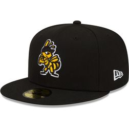 Salt Lake Bees Black Authentic Collection MiLB New Era 59FIFTY Fitted Hat