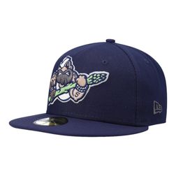 Stockton Ports Navy Alternate Authentic Collection MiLB New Era 59FIFTY Fitted Hat