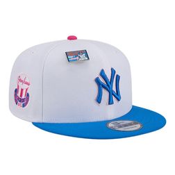 New York Yankees White and Blue Big League Chew Gray UV New Era 9FIFTY Snapback Hat