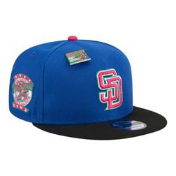 San Diego Padres Blue and Black Big League Chew Gray UV New Era 9FIFTY Snapback Hat