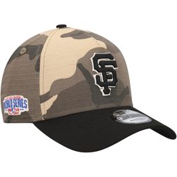 San Francisco Giants Camo Black A-Frame New Era 9FORTY Adjustable Hat