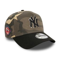 New York Yankees Camo Black A-Frame New Era 9FORTY Adjustable Hat