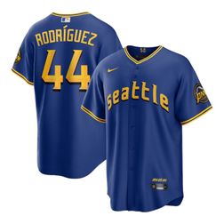 Seattle Mariners Julio Rodriguez Royal Blue City Connect Nike Limited Player Jersey