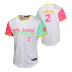 Youth San Diego Padres Xander Bogaerts Nike City Connect Limited White Player Jersey