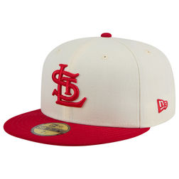 St. Louis Cardinals Chrome and Red Two Tone Cooperstown Collection Gray UV New Era 59FIFTY Fitted Hat