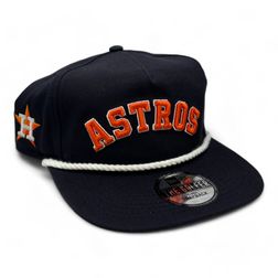 Houston Astros Navy Golfer Hat New Era Snapback Hat