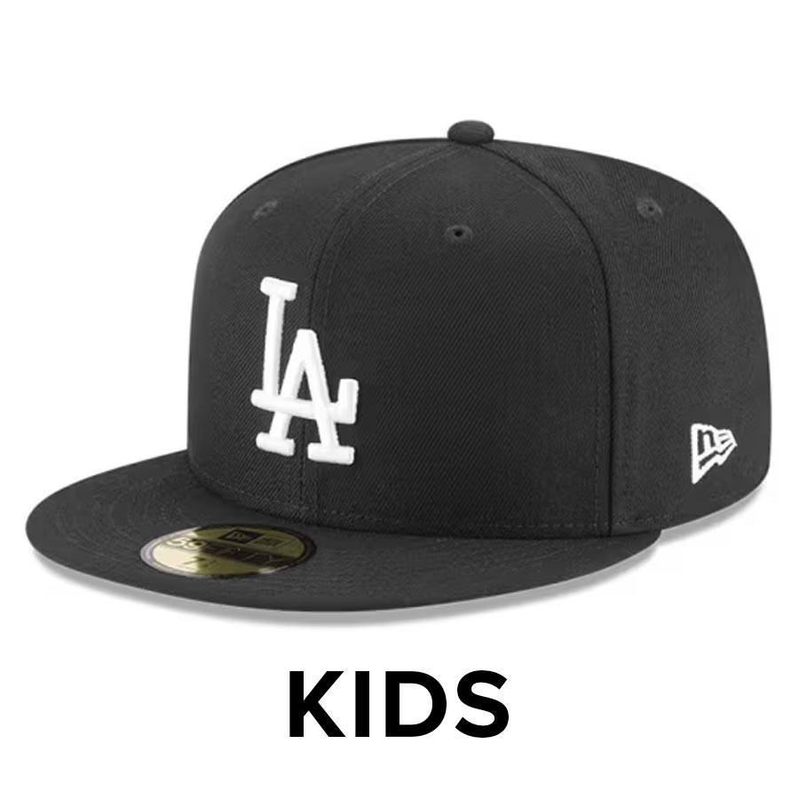 Los Angeles Dodgers Black And White Basic 59fifty Fitted