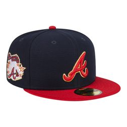 Atlanta Braves Navy Game Day Collection New Era 59FIFTY Fitted Hat