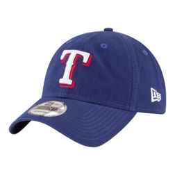 Texas Rangers Blue Basic Core Classic New Era 9TWENTY Adjustable Hat