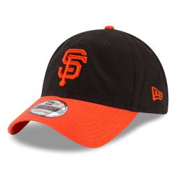 San Francisco Giants Black and Orange Basic Core Classic New Era 9TWENTY Adjustable Hat