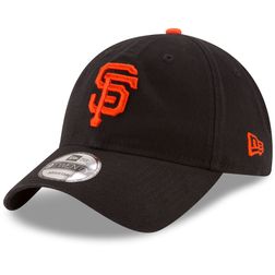 San Francisco Giants Black Basic Core Classic New Era 9TWENTY Adjustable Hat