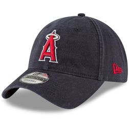 Los Angeles Angels Navy Basic Core Classic New Era 9TWENTY Adjustable Hat