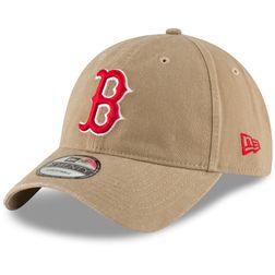 Boston Red Sox Khaki Basic Core Classic New Era 9TWENTY Adjustable Hat