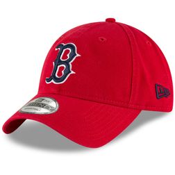 Boston Red Sox Red Basic Core Classic New Era 9TWENTY Adjustable Hat