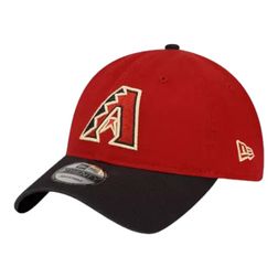 Arizona Diamondbacks Red and Black Basic Core Classic New Era 9TWENTY Adjustable Hat