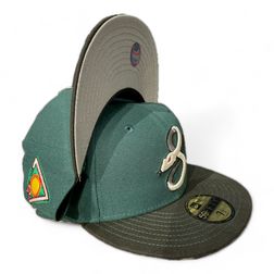 Arizona Diamondbacks Dark Green Black 2Tone City Connect Patch Gray UV 59FIFTY Fitted Hat