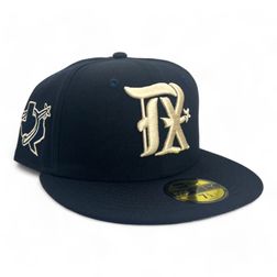 Texas Rangers Navy City Connect DFW Spur Patch Gray UV New Era 59FIFTY Fitted Hat