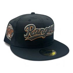 Texas Rangers Black Camo 2024 ASG Patch Gray UV New Era 59FIFTY Fitted Hat