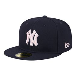 New York Yankees Mother's Day 2024 On Field Pink UV New Era 59FIFTY Fitted Hat