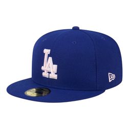 Los Angeles Dodgers Mother's Day 2024 On Field Pink UV New Era 59FIFTY Fitted Hat