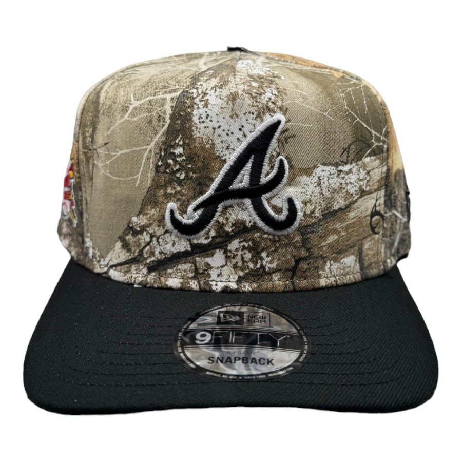 New Era Atlanta Braves Capsule Black Friday 30th Season 59Fity Fitted Hat Black/Grey