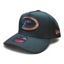 Arizona Diamondbacks Black Cooperstown New Era A-Frame Snapback Hat