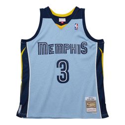 Memphis Grizzlies Allen Iverson Mitchell & Ness 2009-10 Hardwood Classics Swingman Player Blue Alternate Jersey