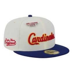 St Louis Cardinals Chrome Script Big League Chew Original New Era 59FIFTY Fitted Hat