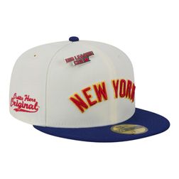 New York Yankees Chrome Script Big League Chew Original New Era 59FIFTY Fitted Hat