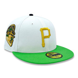 Pittsburgh Pirates White Green Two Tone 1959 ASG Patch Green UV New Era 59FIFTY Fitted Hat