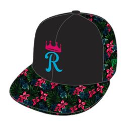 *PREORDER* Kansas City Royals Black Floral Crown Patch Bright Rose Pink UV 59FIFTY Fitted Hat