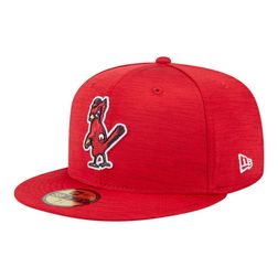 St. Louis Cardinals Red 2023 Clubhouse Cooperstown Logo New Era 59FIFTY Fitted Hat