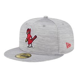 St. Louis Cardinals Gray 2023 Clubhouse Cooperstown Logo New Era 59FIFTY Fitted Hat