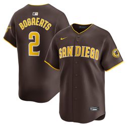 San Diego Padres Xander Bogaerts Brown Away Alternate Nike Limited Player Jersey