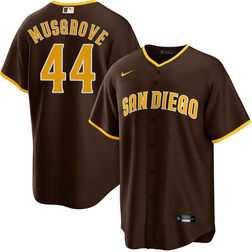 San Diego Padres Joe Musgrove Brown Away Alernate Nike Limited Player Jersey