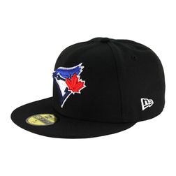 Toronto Blue Jays Black and White Black UV 59FIFTY Fitted Hat