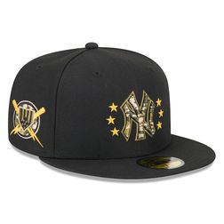 New York Yankees Black 2024 Armed Forces Day New Era 59FIFTY Fitted Hat