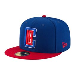 Los Angeles Clippers Royal Blue and Red Basic NBA New Era 59FIFTY Fitted Hat