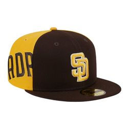San Diego Padres Brown Game Day Sideswipe New Era 59FIFTY Fitted Hat