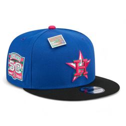 Houston Astros Blue and Black Watermelon Big League Chew New Era 9FIFTY Snapback Hat